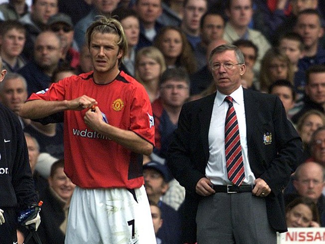 Beck được cho là đã bị Sir Alex bán vì xích mích. Ảnh: Getty beckham sir alex