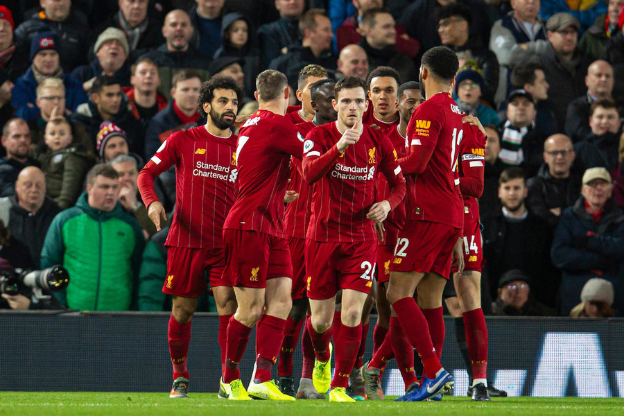 Liverpool lập hàng loạt kỉ lục ngày vô địch. Ảnh: Getty liverpool vo dich
