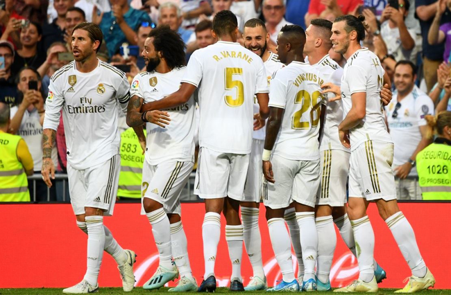 Real chính thức có vé dự Champions League. Ảnh: Getty cup c1