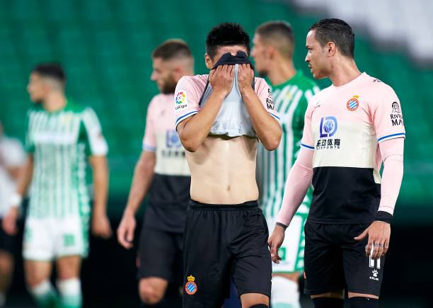 Espanyol liên tiếp thua trận. Ảnh: Getty wu lei