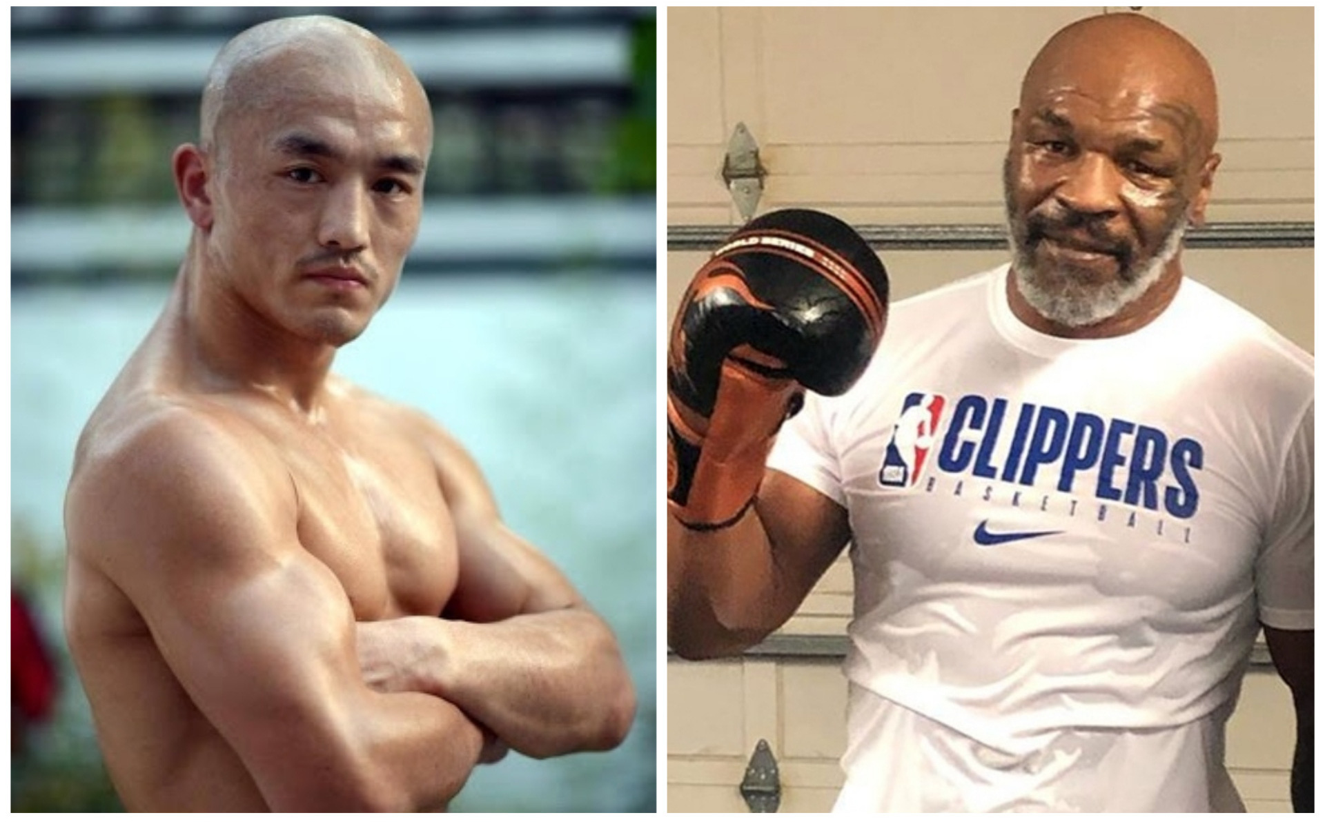 Nhất Long rất muốn giao đấu với Mike Tyson. Ảnh: Sohu yi long
