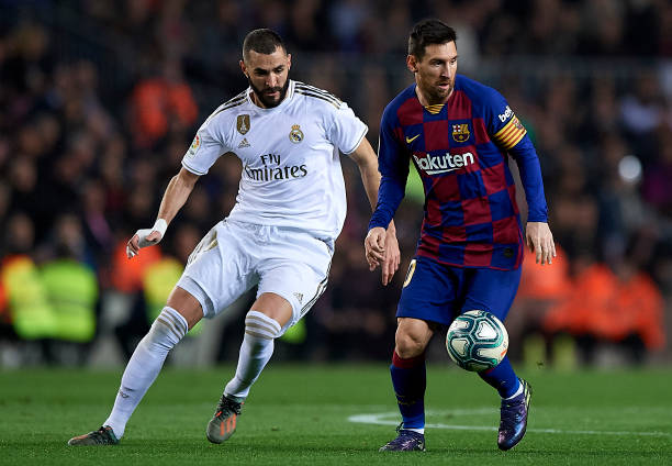 Messi không còn là số 1 của La Liga. Ảnh: Getty messi benzema