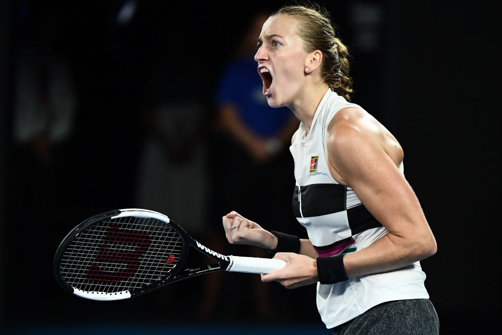 Nhưng Kvitova cứu 3 Championship points để đưa trận đấu đến set 3 Úc mở rộng, Chung kết Australian Open, Naomi Osaka, Petra Kvitova, tin tức quần vợt, tin tức tennis, Osaka vs Kvitova, kết quả tennis, tỷ số tennis