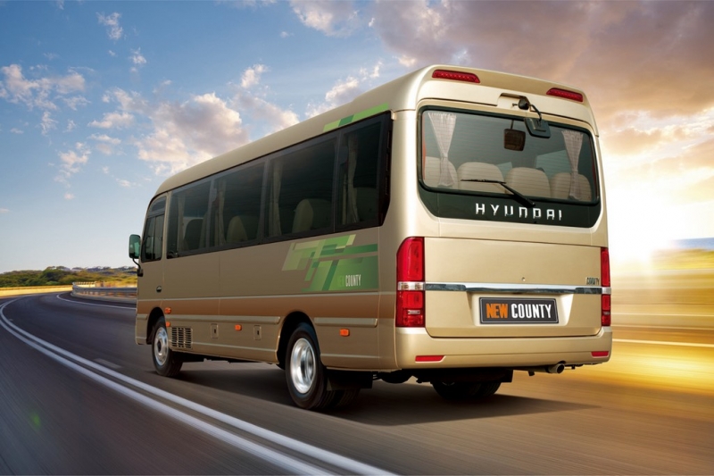 Hyundai New County có thiết kế hoàn toàn mới Hyundai New County có thiết kế hoàn toàn mới
