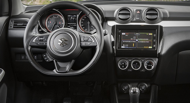 Suzuki Swift 2019 có nhiều cải tiện hiện đại hơn so với bản cũ bang gia xe o to Suzuki tai dai ly