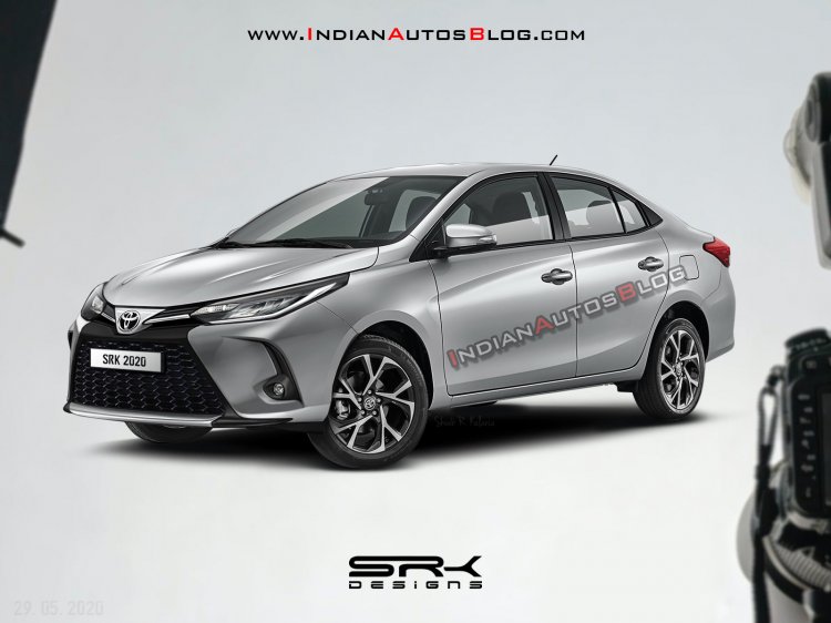 Hình ảnh thiết kế Toyota Vios 2021 lộ diện với nhiều nâng cấp hoàn toàn mới, theo Indian Autos Blog. Toyota Vios 2021