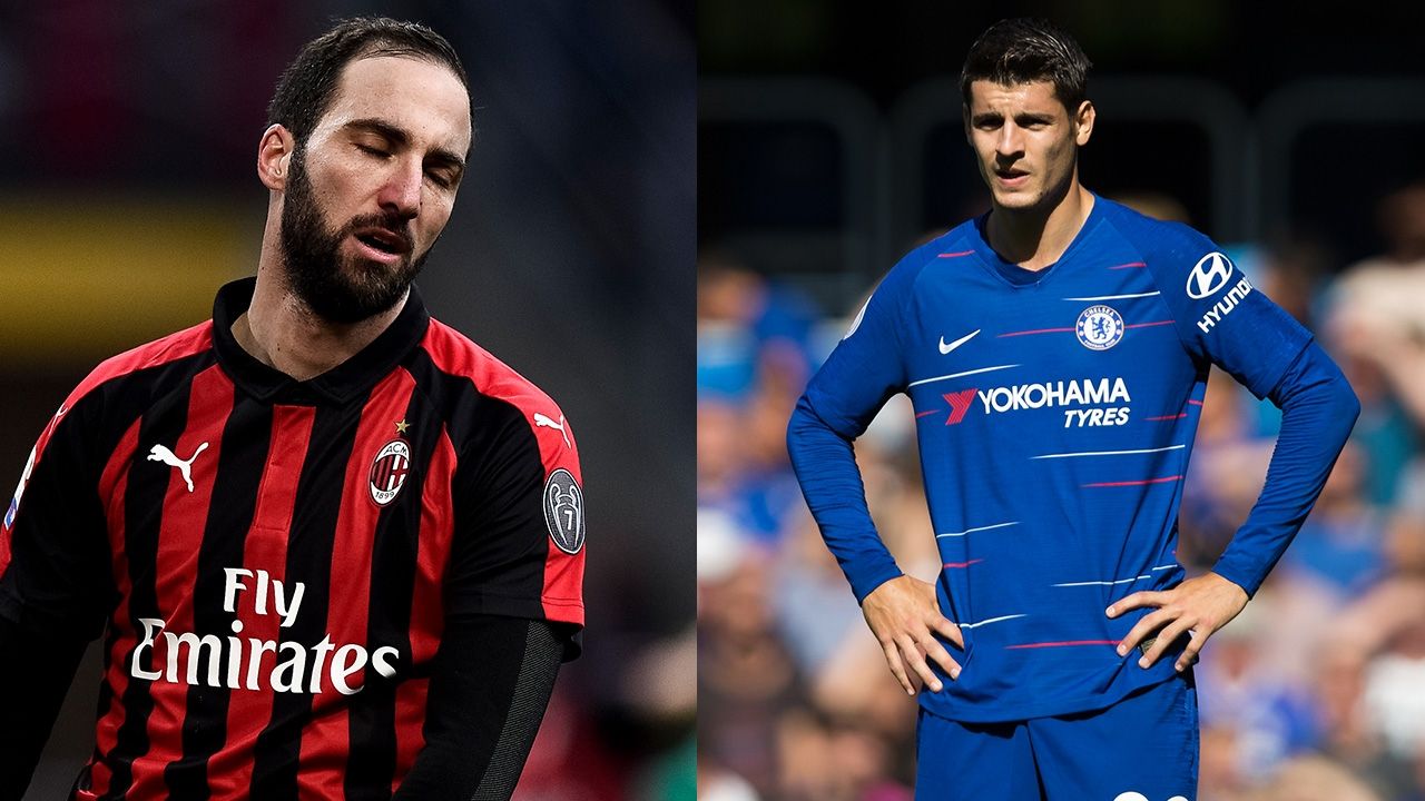 Chelsea và AC Milan trao đổi Morata, Higuain Chelsea, AC Milan, Higuain, Morata, Giroud