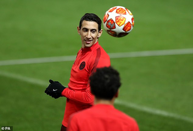 Di Maria tập trung tập luyện đối đầu đội bóng cũ PSG, Man United vs PSG, Mbappe, Di Maria, Paris Saint-Germain, MU vs PSG, MU PSG,