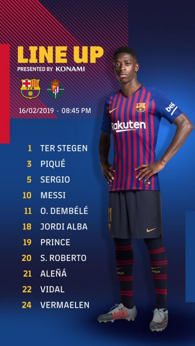 Đội hình ra sân của Barca Truc tiep Barcelona vs Valladolid, Barcelona vs Valladolid, link xem barcelona vs Valladolid, link truc tiep barca vs Valladolid