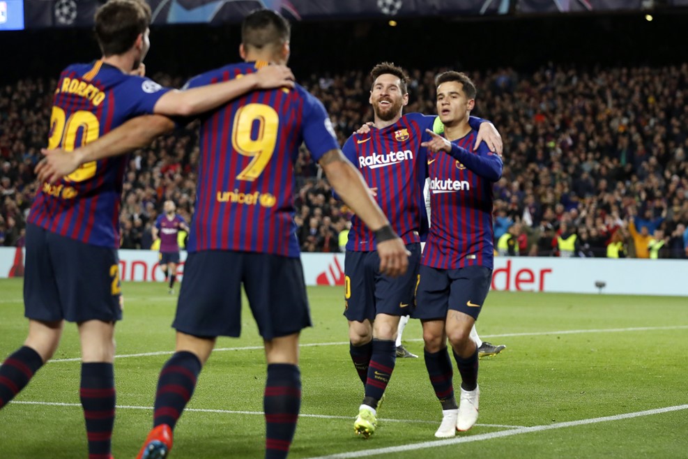 Barca dễ dàng đi tiếp kết quả barca vs lyon, tỷ số barca vs lyon, video bàn thắng Barca vs Lyon, kết quả barcelona vs lyon