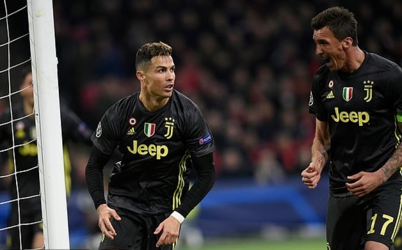 Ronaldo ghi bàn cho Juventus Chấm điểm Ajax vs Juventus, kết quả ajax vs juventus, video bàn thắng ajax vs juventus, tỷ số ajax vs juventus