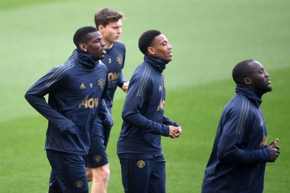 MU tập luyện chuẩn bị đấu Barca Solskjaer, HLV Solskjaer, Barca vs MU, Champions League, tứ kết champions Legaue, c1, cúp c1, barcelona vs Man Utd