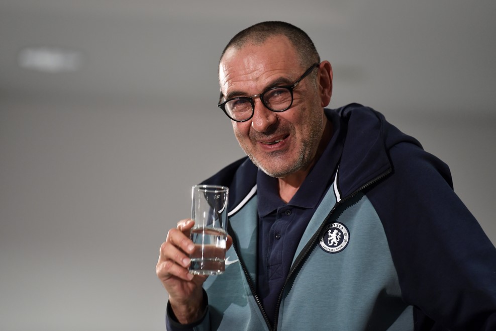 HLV Sarri tự tin trước trận đấu với Frankfurt Sarri, sarri chelsea, frankfurt vs chelsea, europa league, c2, bán kết europa league, ngoại hạng anh, nha, c2