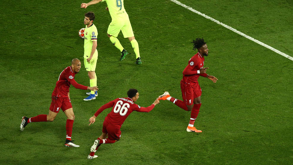 Origi lập cú đúp trong chiến thắng 4-0 trước Barca Origi, Divock origi, Liverpool 4-0 Barca, Champions league, C1, Liverpool, origi liverpool, liverpool vs barca