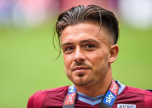 Đội trưởng Aston Villa vui mừng sau chiến thắng Aston villa 2-1 Derby County, playoff, playoff ngoại hạng anh, playoff championship, grealish, aston villa, champions league