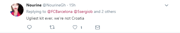 Fan hâm mộ chê áo Barca giống Croatia Barca, barcelona, CĐV barca, CĐV barcelona, fan Barca, fan barcelona, áo barca, áo đấu barca, áo sân nhà barca