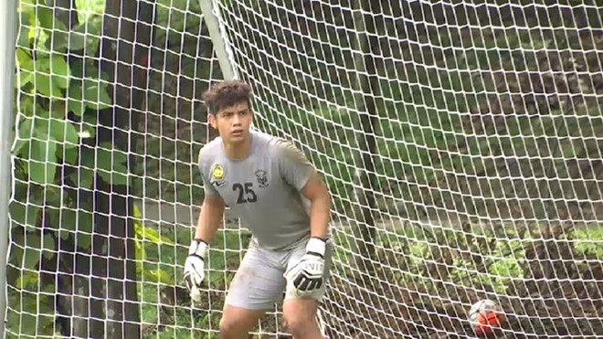 Thủ môn Ahmad Syihan Hazmi Mohamed. U23 Malaysia, U23 châu Á 2018, u23 việt nam, u23 hàn quốc, u23 Australia, bóng đá, paark hang seo