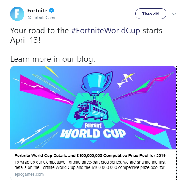 Fortnite, Fortnite World Cup, Giải đấu, Giải đấu Fortnite, Epic Games