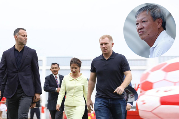 HLV Lê Thụy Hải tin tưởng sự có mặt của Giggs và Scholes sẽ giúp phát triển bóng đá Việt Nam HLV Lê Thụy Hải tin tưởng sự có mặt của Giggs và Scholes sẽ giúp phát triển bóng đá Việt Nam