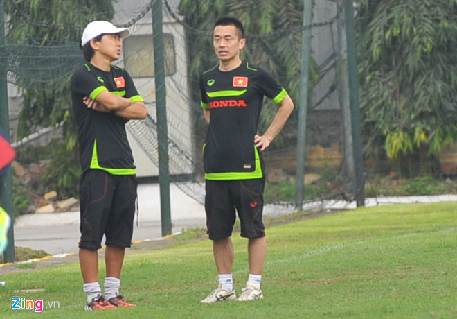 HLV Miura và ông Kubo Shinichi khi cả 2 còn làm việc trên ĐT Việt Nam V-League, tin tức V-League, chuyển nhượng V-League, bóng đá Việt Nam, TP Hồ Chí Minh, Toshiya Miura