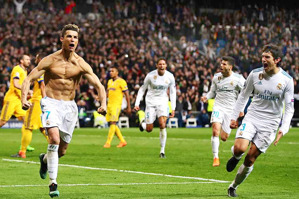Ronaldo giúp Real Madrid làm điều chưa từng có trong lịch sử Champions League ket qua Real 1-3 Juventus, ti so Real 1-3 Juventus, Real Madrid, Ronaldo, Champions League