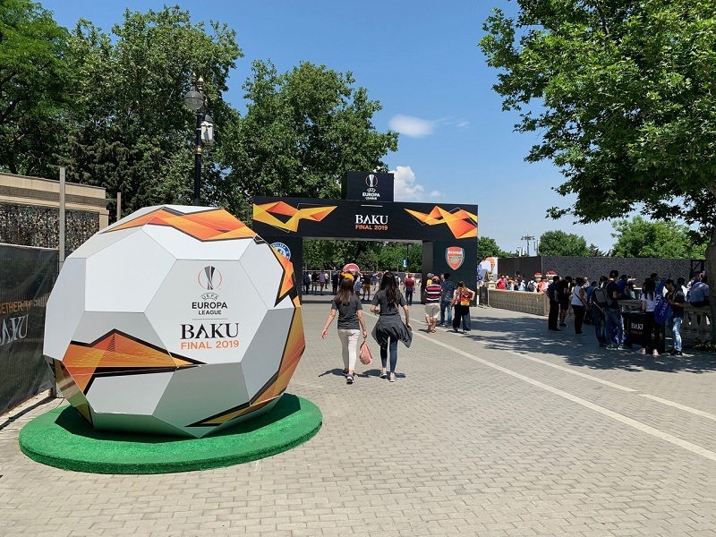Các fan hai đội đang tập trung về SVĐ Baku Chelsea vs Arsenal, trực tiếp Chelsea vs Arsenal, Link trực tiếp Chelsea vs Arsenal, Chelsea, Arsenal