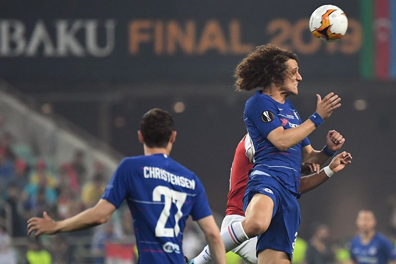 Các cầu thủ Chelsea đã phải làm việc khá vất vả trong những phút thi đấu đầu tiên kết quả Europa League, kết quả Chung kết C2, Chelsea 4-1 Arsenal, ket qua ck c2, Arsenal, Chelsea