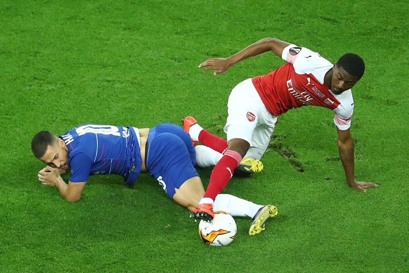 Những màn tranh chấp quyết liệt diễn ra chủ yếu ở khu vực giữa sân kết quả Europa League, kết quả Chung kết C2, Chelsea 4-1 Arsenal, ket qua ck c2, Arsenal, Chelsea