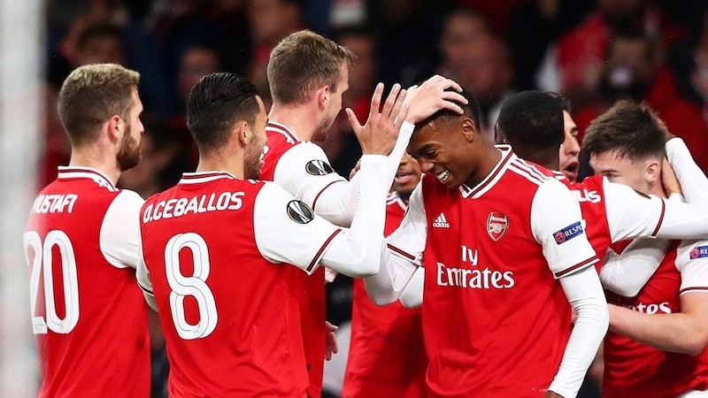 Arsenal thắng đậm trước Liege. Ảnh: Getty Kết quả bóng đá, Kết quả bóng đá hôm nay, kqbd Kết quả bóng đá ngày 4/10, Kết quả bóng đá hôm qua