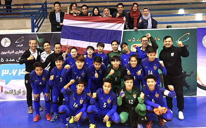 ĐT Futsal nữ Thái Lan đánh bại Iran với tỉ số 7-0