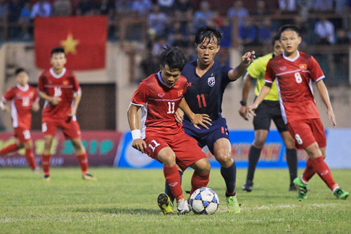 Xuân Tạo (số 11) là cái tên đáng chú ý của U18 Việt Nam