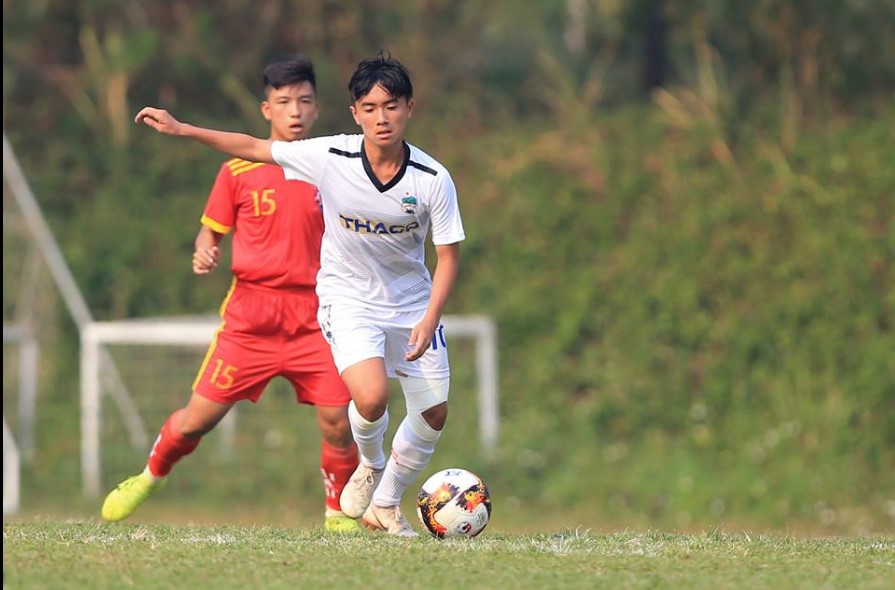 Quốc Cường là nhân tố nổi bật của U15 HAGL (ảnh: Minh Trần)