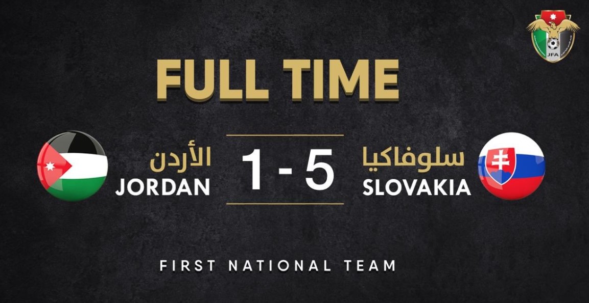 Jordan thua tan tác Slovakia