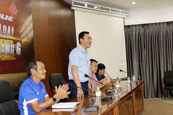 Phó chủ tịch VFF hy vọng U16 Việt Nam giành kết quả tốt nhất (ảnh: VFF)