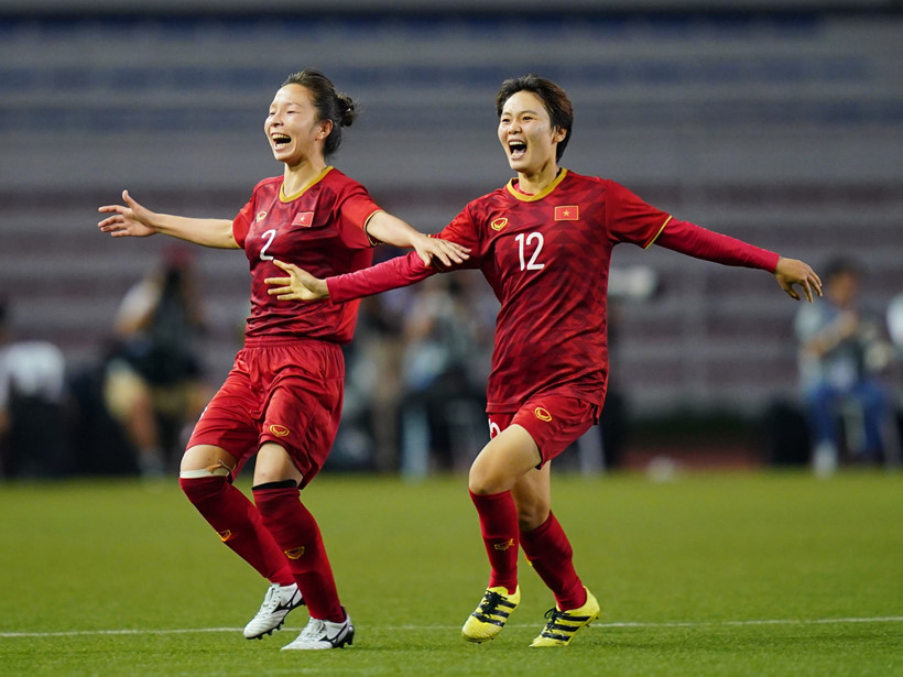Sau SEA Games, tuyển nữ Việt Nam sẽ hướng tới mục tiêu giành vé dự Olympic dt nu vietnam sea games 30