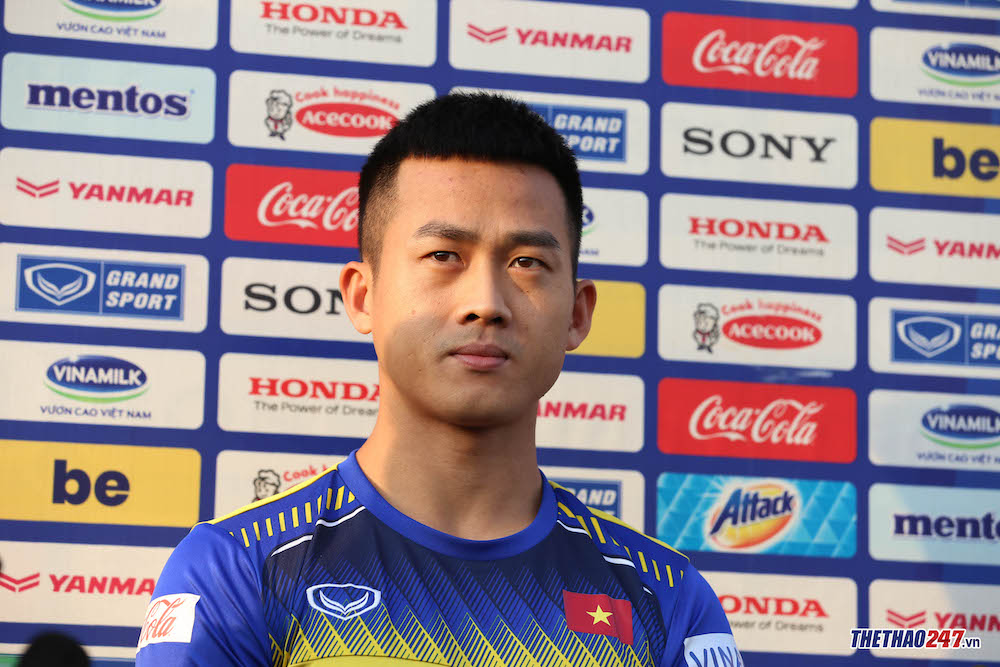 Hà Minh Tuấn đã bình phục chấn thương. ha minh tuan truoc them vleague 2020