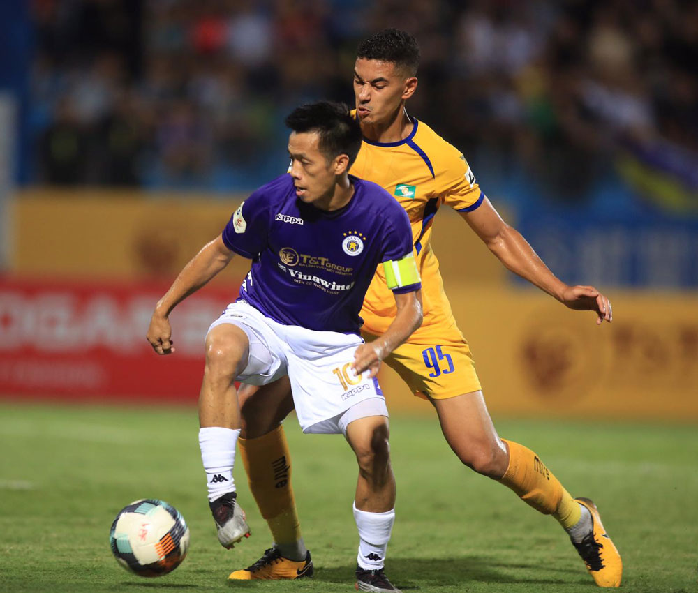 Hà Nội gặp 'đàn em' Sài Gòn trên sân nhà. vong 7 vleague 2020
