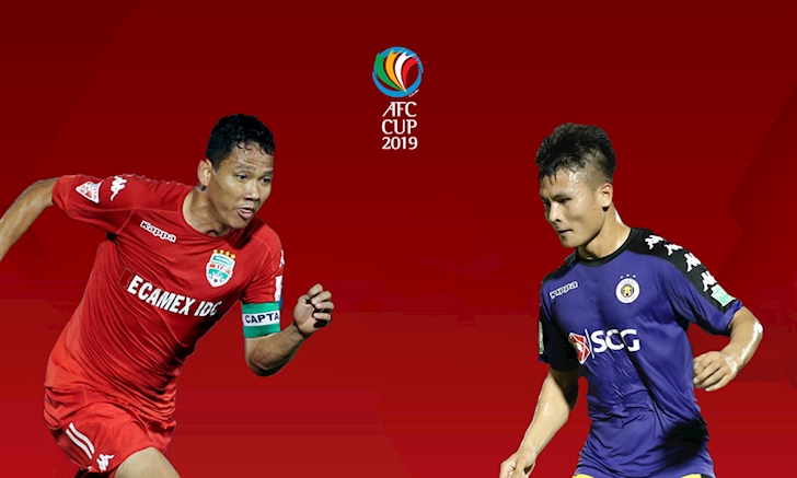 Hanoi and Binh Duong encounter in the ASEAN Final of AFC Cup 2019.