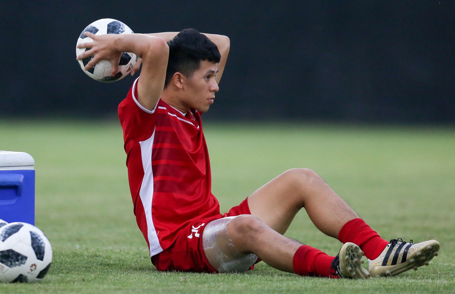 Dinh Trong's injuries are healing and well on the mend.