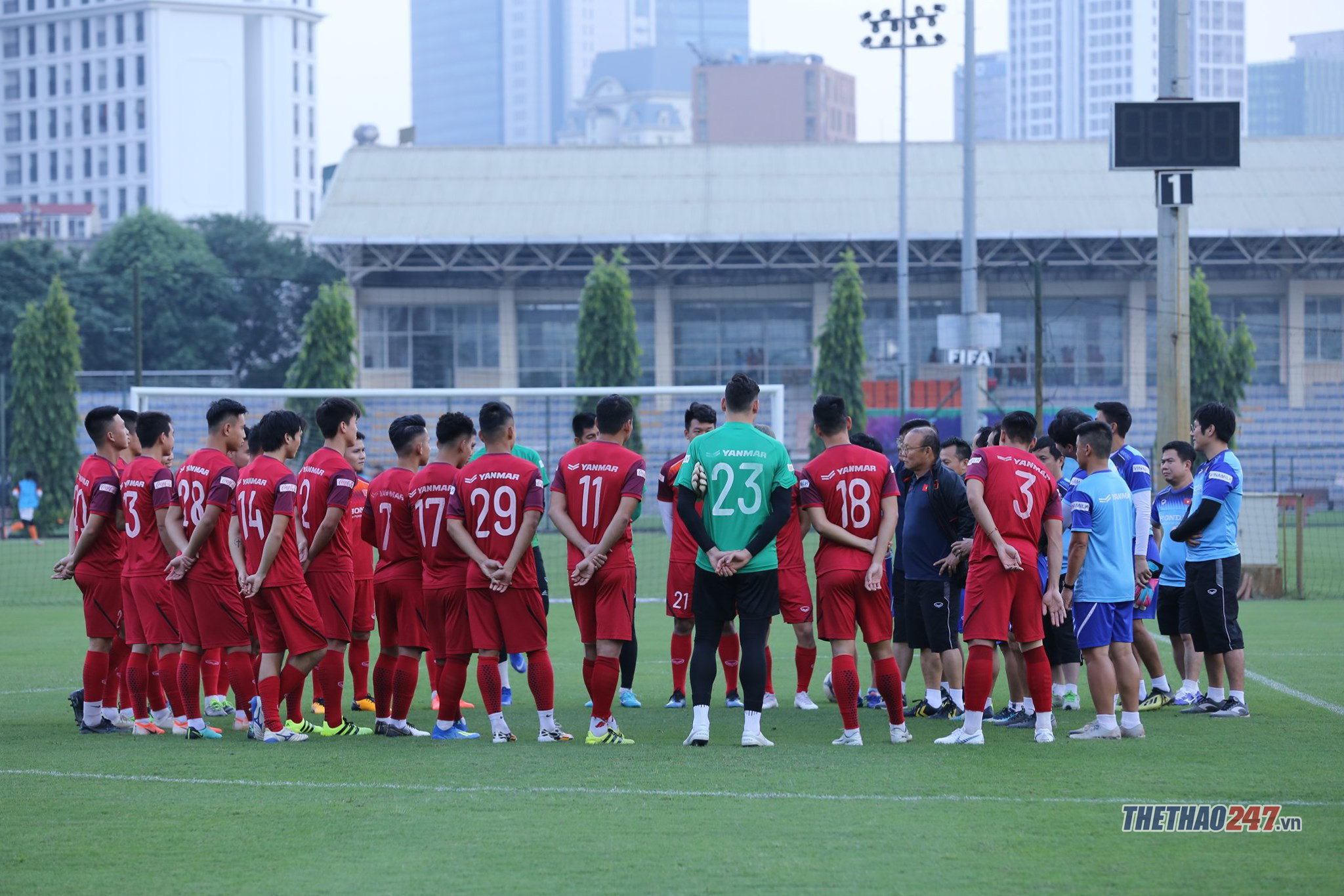 Vietnam's training session on Oct 8, world cup 2022 qualifiers