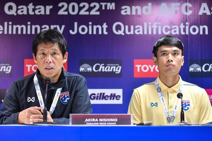 Akira Nishino, Thailand vs UAE, World Cup 2022 qualifiers