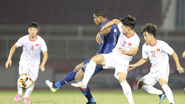 U19 Vietnam vs U19 Japan at AFC u19 Championship 20202 qualifiers
