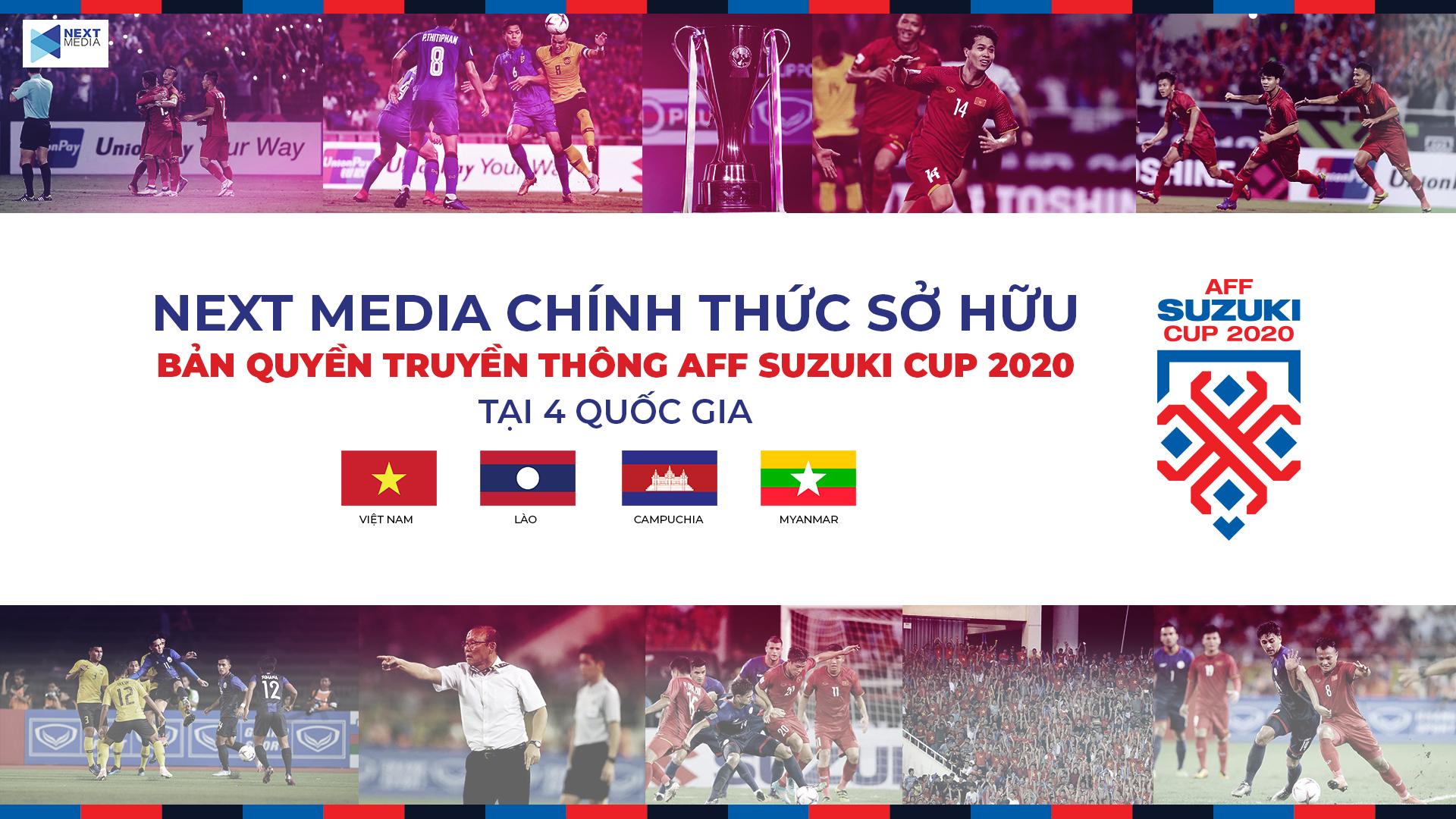 Bản quyền AFF Cup 2020 4 nước chính thức vào tay Việt Nam
