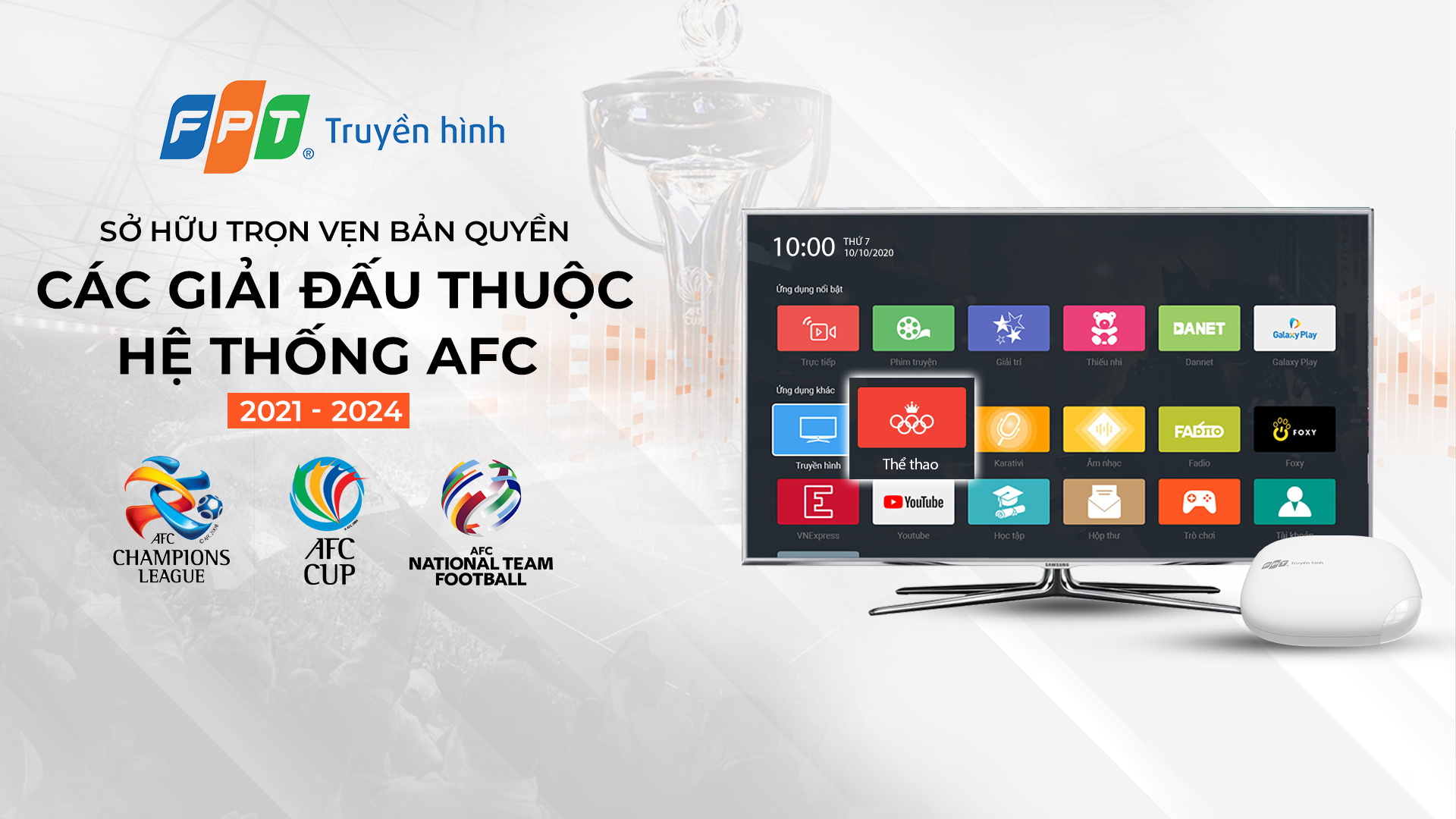 FPT Telecom sở hữu bản quyền vòng loại World Cup nhiều người mong chờ nhất - tin tức thể thao nổi bật ngày 11/10/2020