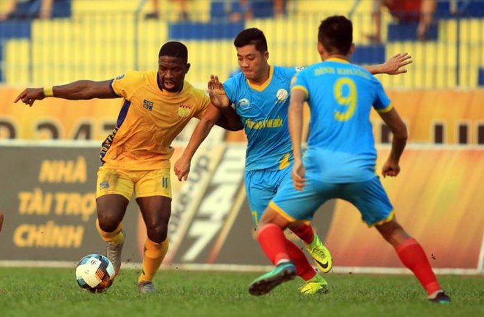 Thanh Hoá để mất điểm đáng tiếc ở phút bù giờ. Vòng 6 V-League, vong 6 vleague, V-League, vleague, Hà Nội vs Hải Phòng