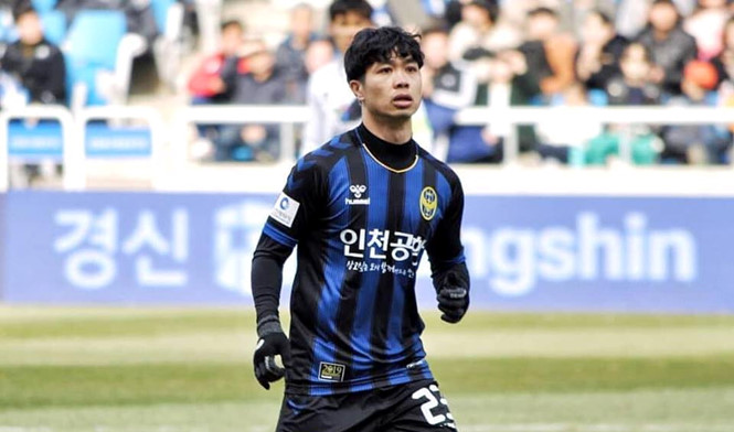 Công Phượng đang gặp nhiều khó khăn tại Incheon United Công Phượng, đội tuyển Việt Nam, Incheon United, K-League