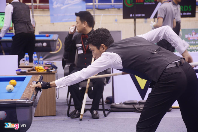 Ngô Đình Nại đánh bại tay cơ số 1 thế giới tại World Cup. Ảnh: Zing World Cup, vua billiards, bi a việt nam, ngô đình nại, tay cơ số 1 thế giới, cơ thủ số 1 thế giới