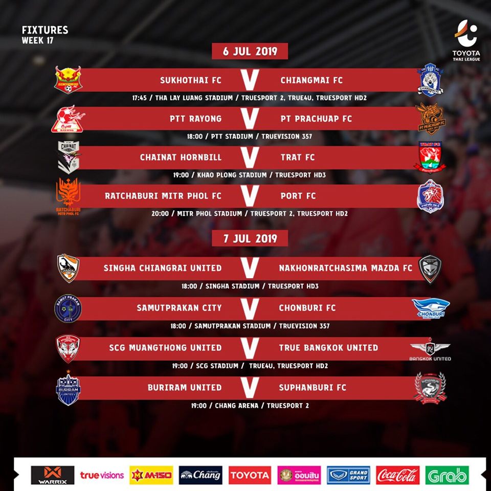 Lịch thi đấu vòng 17 Thai League Trực tiếp Muangthong vs Bangkok United, trực tiếp muangthong united, trực tiếp thai league, trực tiếp đặng văn lâm