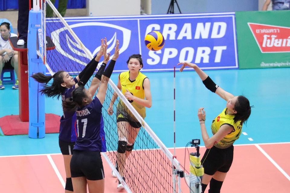 U23 Việt Nam xuất sắc đánh bại U23 Thái Lan để bảo vệ thành công chiếc HCĐ giải bóng chuyền nữ u23 châu á 2019, u23 việt nam vs u23 thái lan, giải bóng chuyền nữ châu á