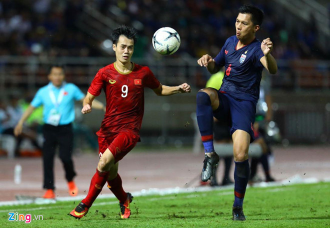 Văn Toàn là người có nhiều cơ hội nhất trong trận đấu này. Ảnh: Zing việt nam vs thái lan, vòng loại world cup 2022, vl wc 2022, akira nishino, đội tuyển việt nam, đội tuyển thái lan